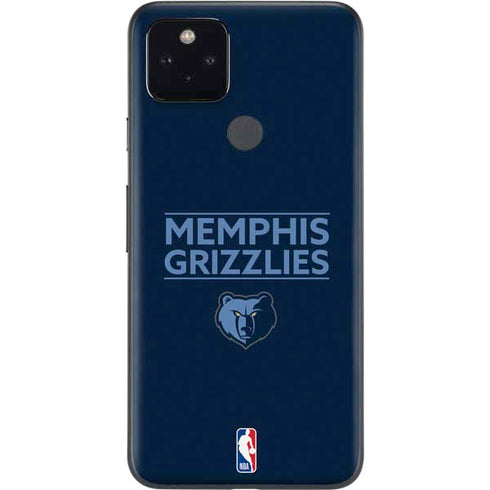 NBA Memphis Grizzlies Standard -  Blue Google Pixel 5a Skin